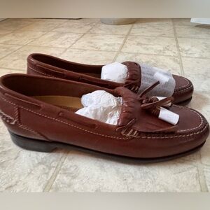 Men’s Johnston & Murphy Kiltie Tassel Signature Series Saddle Loafer Sz 12N NIB